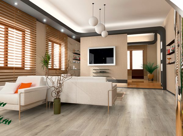 Trend Oak Grey 8mm 4V Inclusief gratis ondervloer!