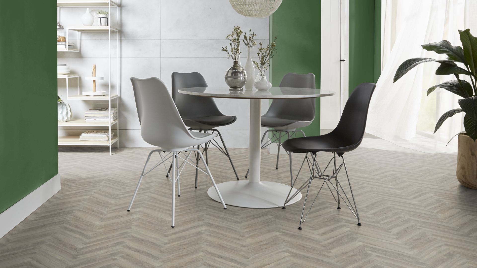 Ambiant Spigato PVC Visgraat Light Grey - Afbeelding 2