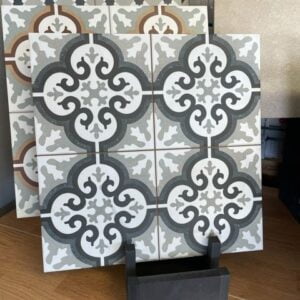 Manisa Black Motieftegel 40x40 cm