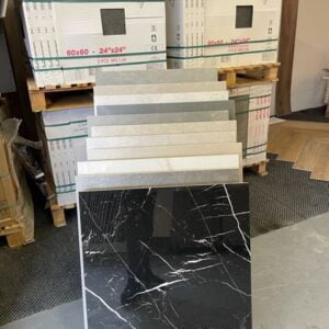 Nero Black hoogglans Tegel 60x60 cm